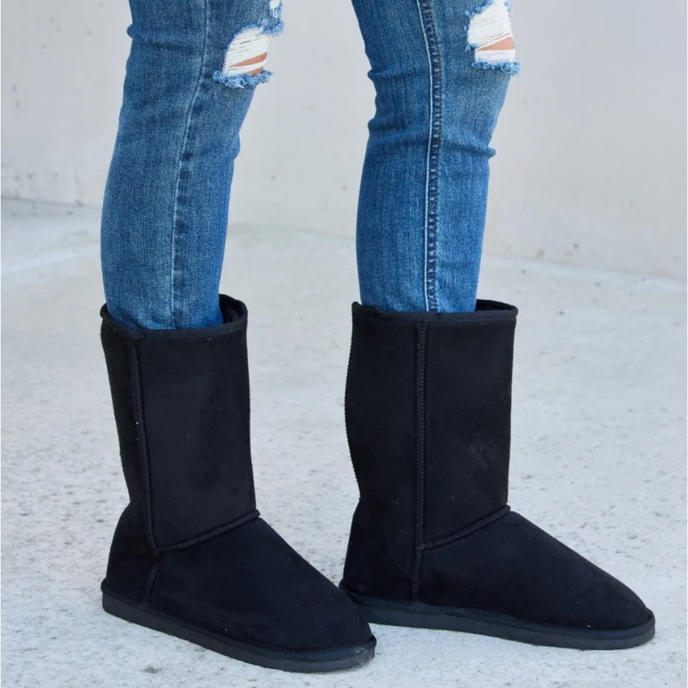 Black Thermal Lined Booties
